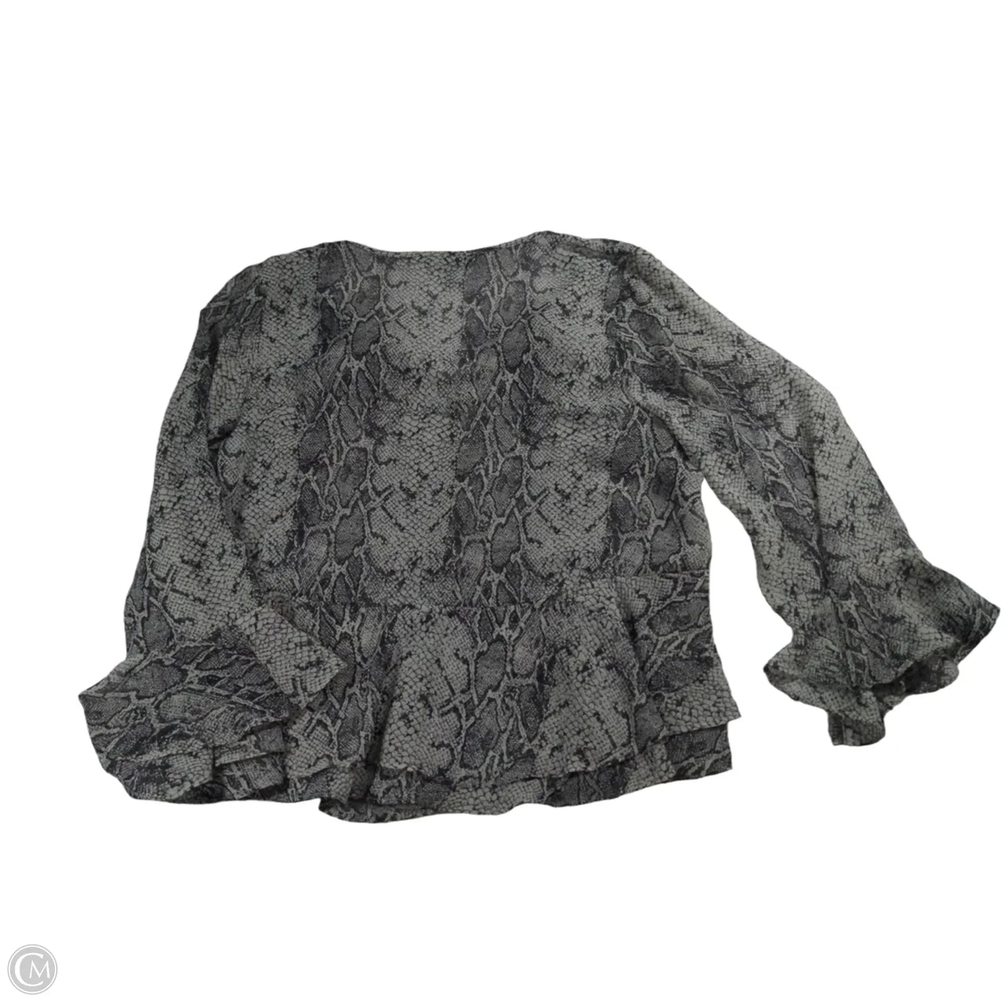 Top 3/4 Sleeve By Banana Republic In Animal Print, Size: Lp