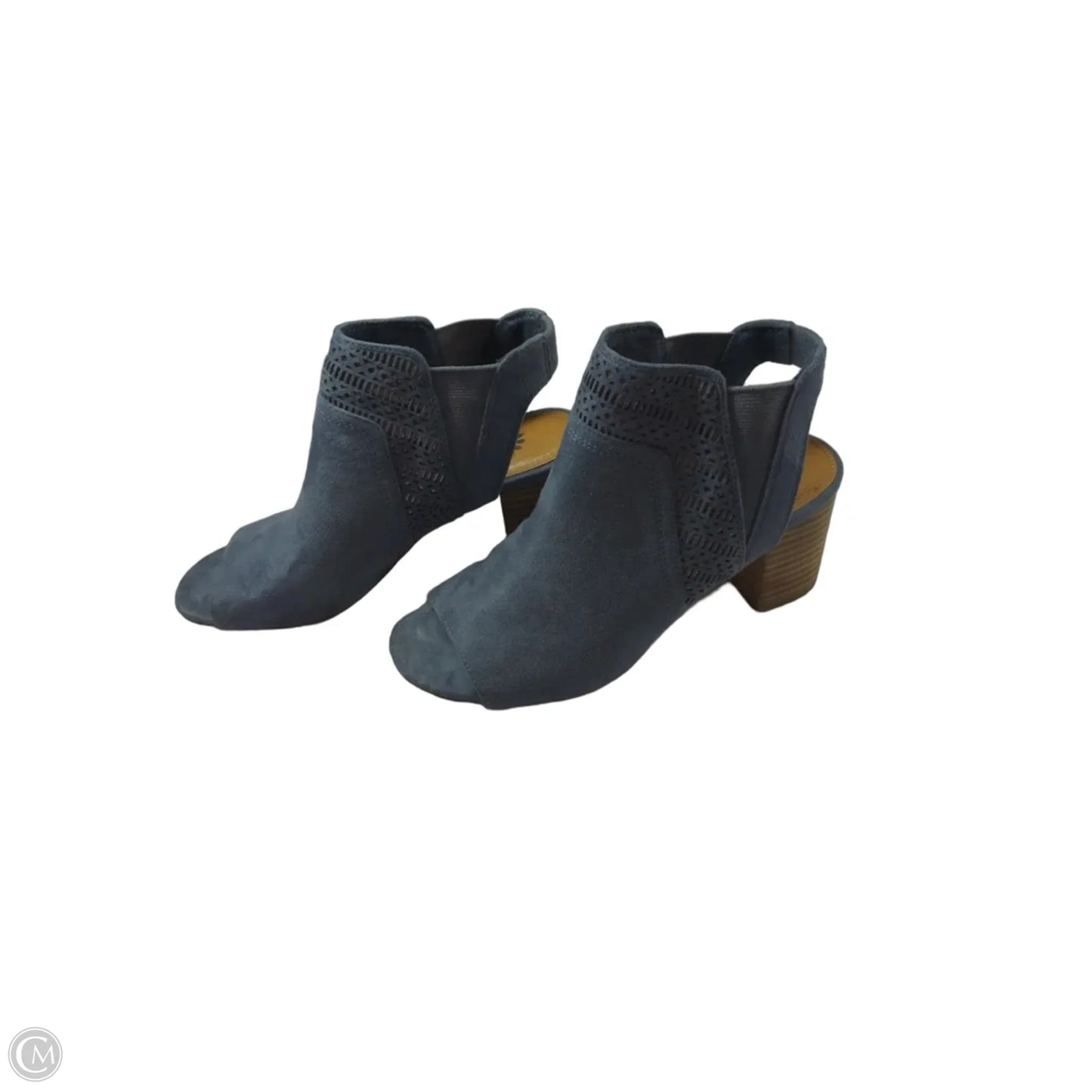 Boots Ankle Heels By Yellow Box In Blue, Size: 6