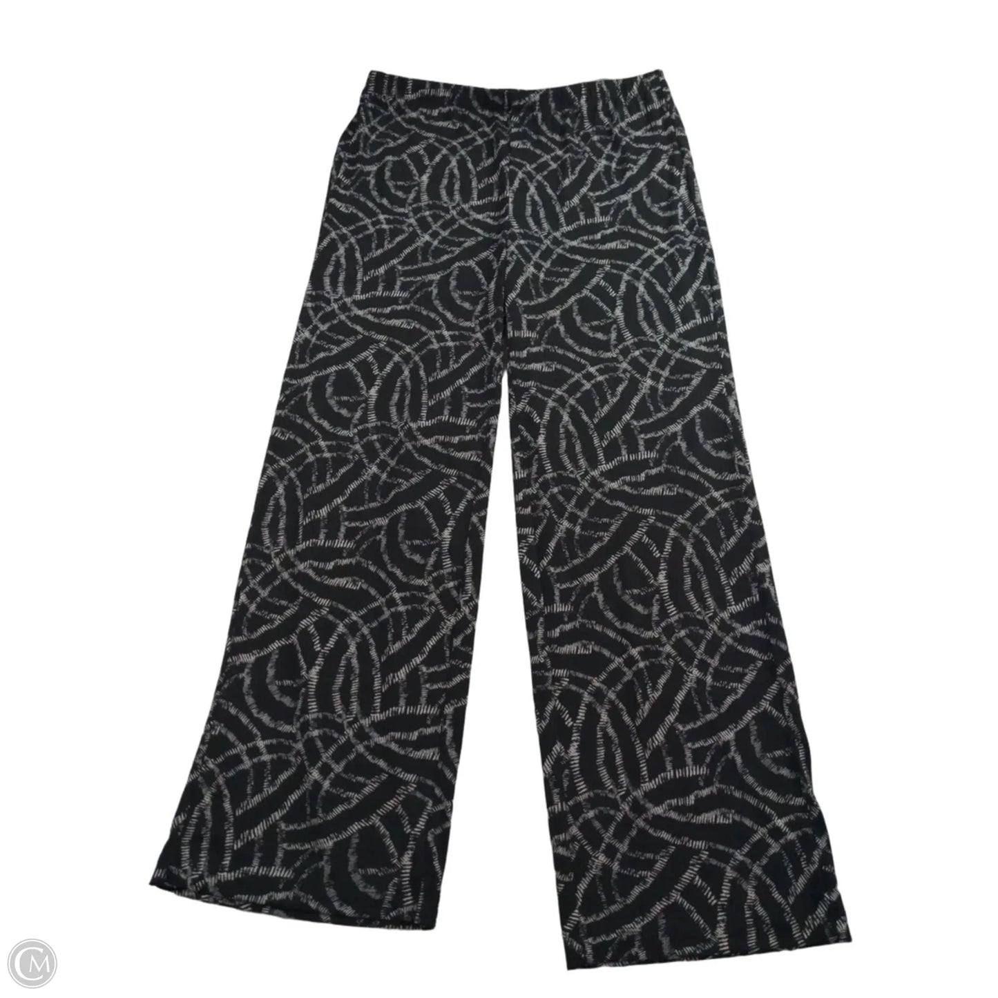 Pants Lounge By Chicos In Black & White, Size: 8