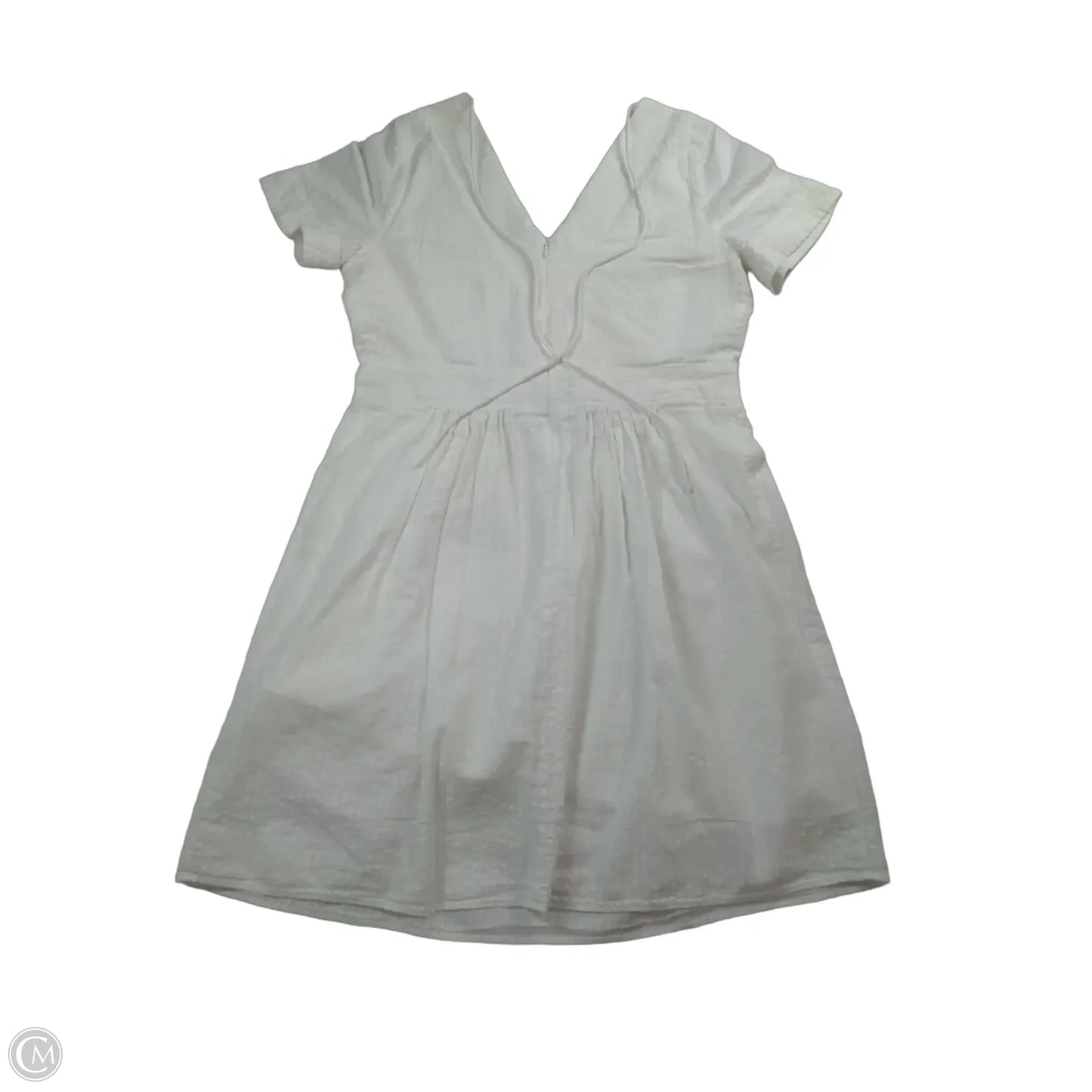 Dress Casual Short By Banana Republic In White, Size: Xs