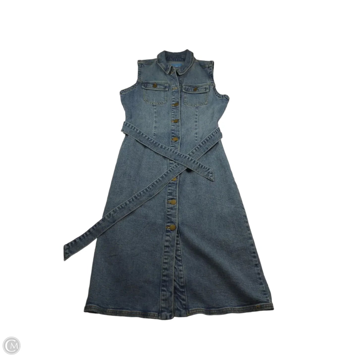 Dress Casual Midi By Draper James In Blue, Size: S