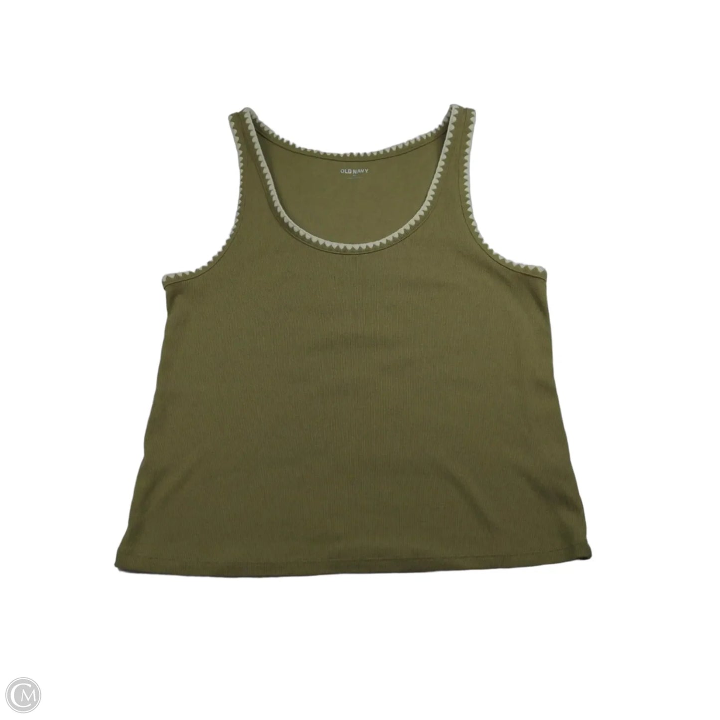 Top Sleeveless By Old Navy In Green, Size: Xl
