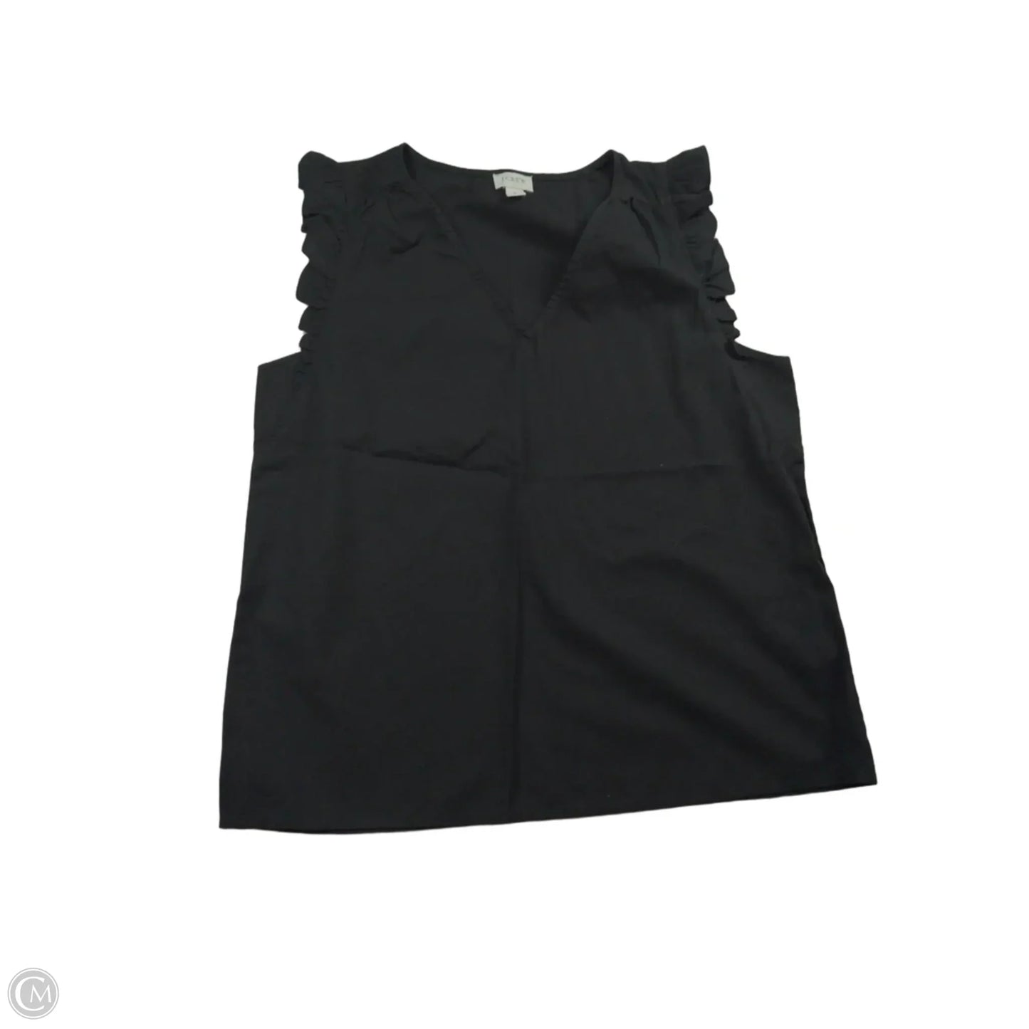 Top Sleeveless By J. Crew In Black, Size: S