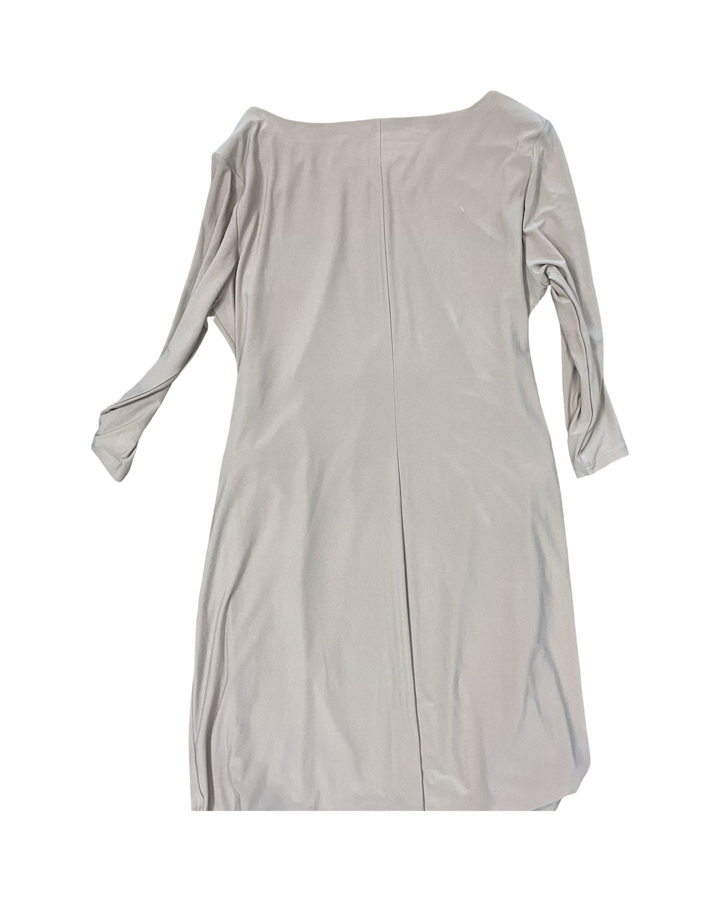 Dress Casual Midi By Clothes Mentor In Tan, Size:Xl