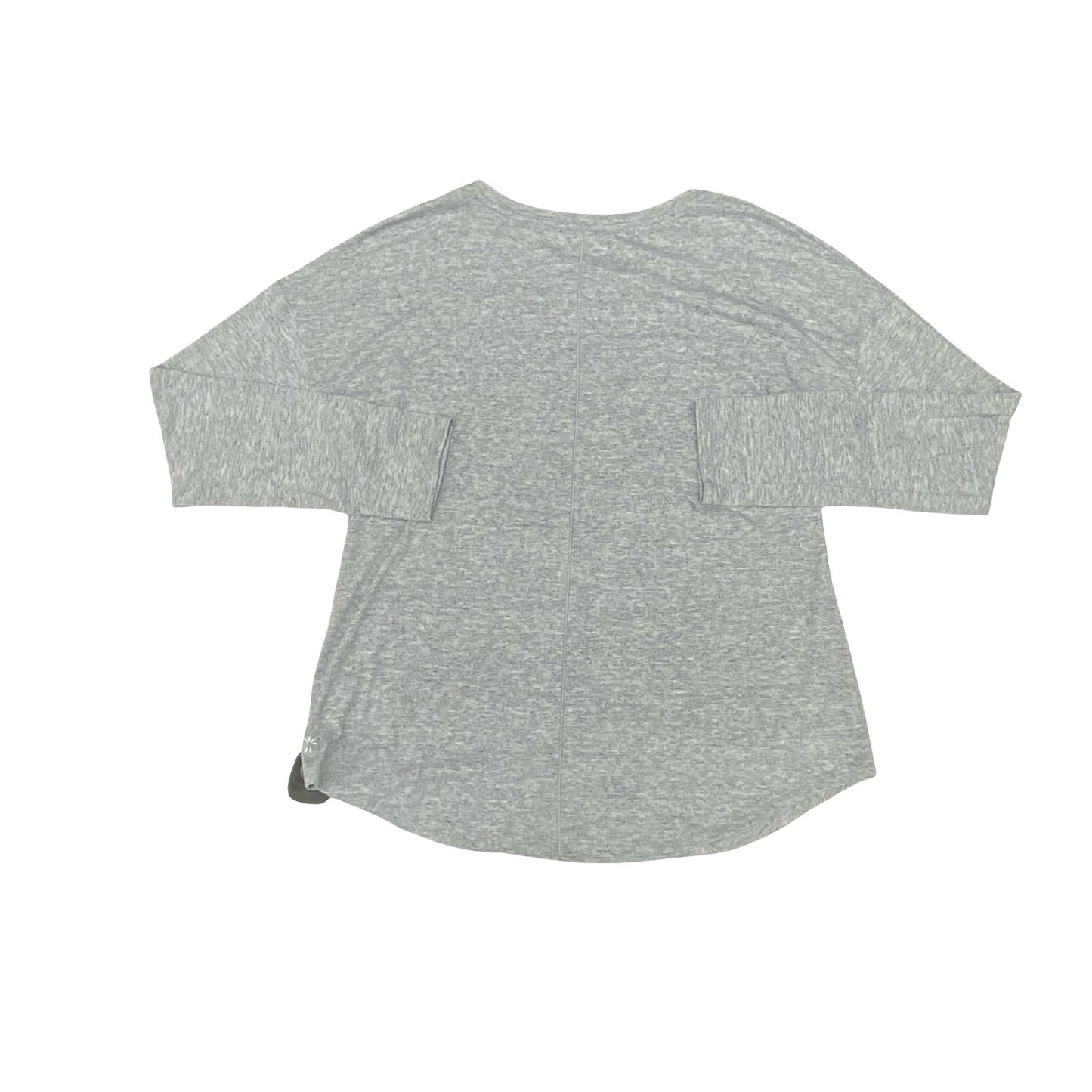 Athletic Top Ls Crewneck By Athleta In Grey, Size:M