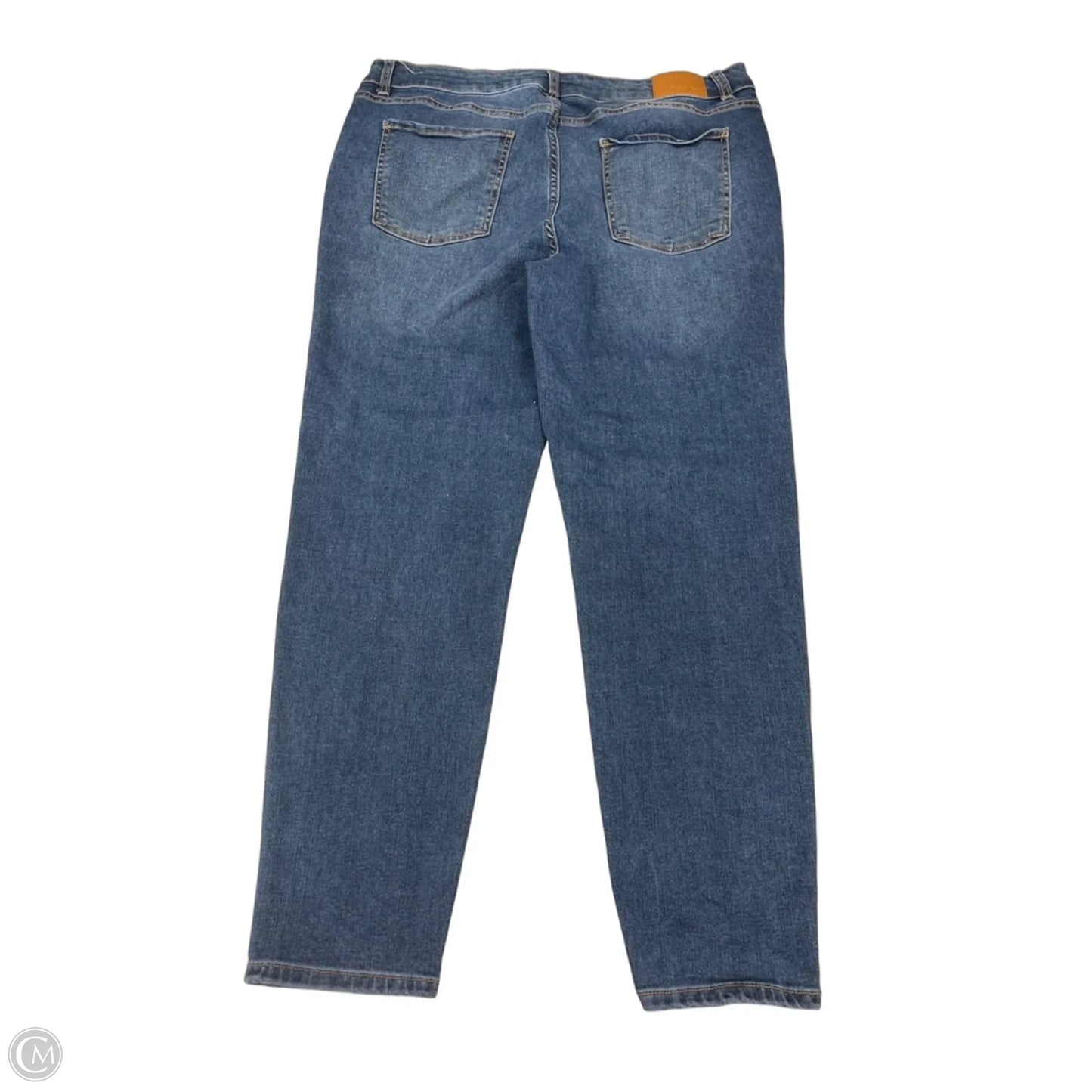Jeans Skinny By Tahari In Blue Denim, Size: 16