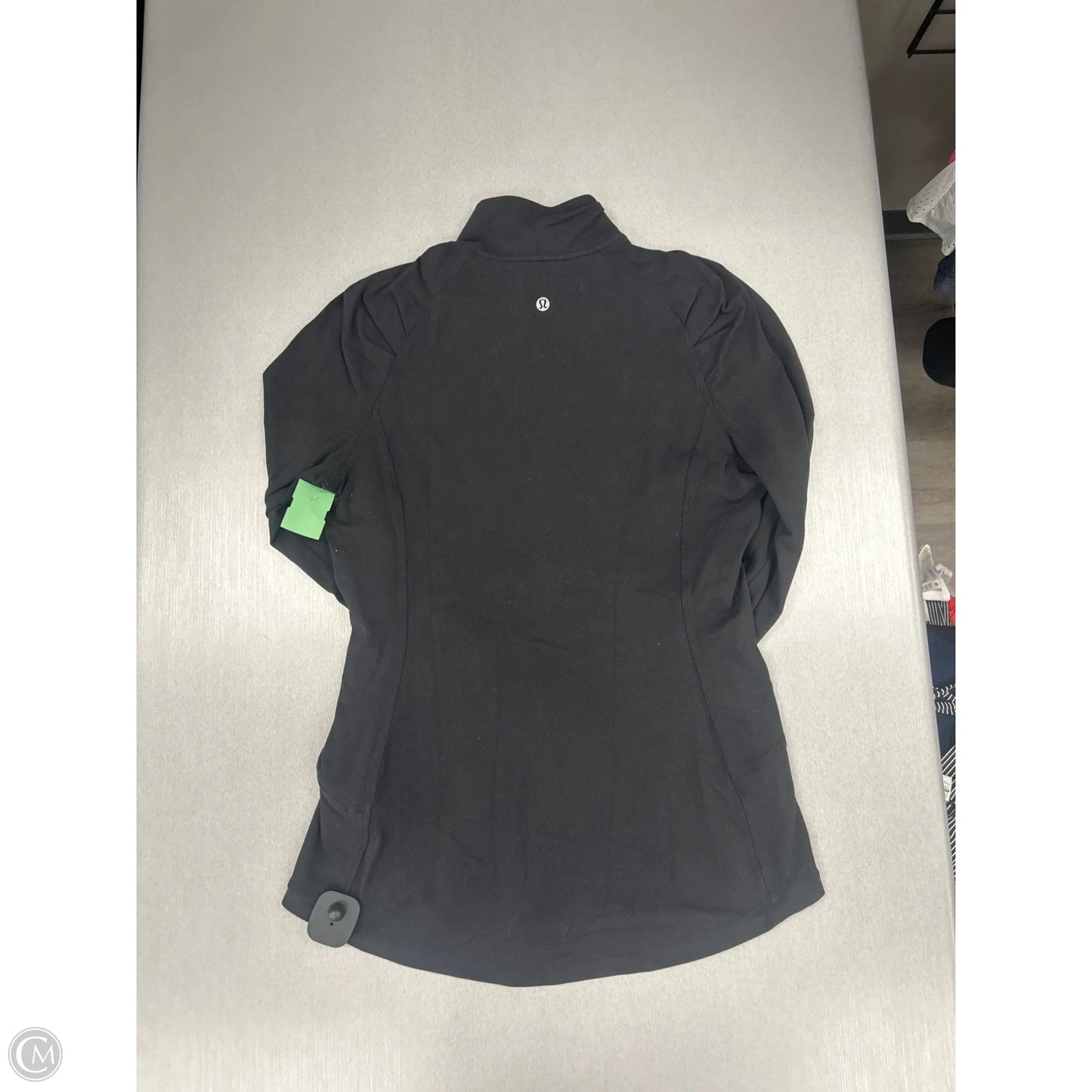 Athletic Jacket By Lululemon In Black, Size: 8