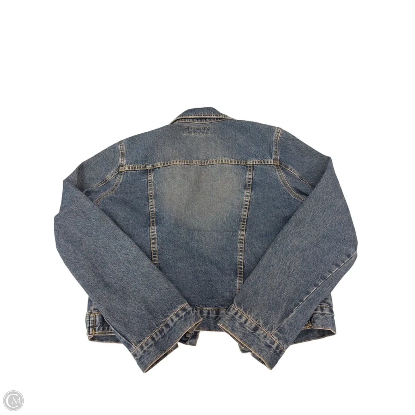 Jacket Denim By Express In Blue Denim, Size: M