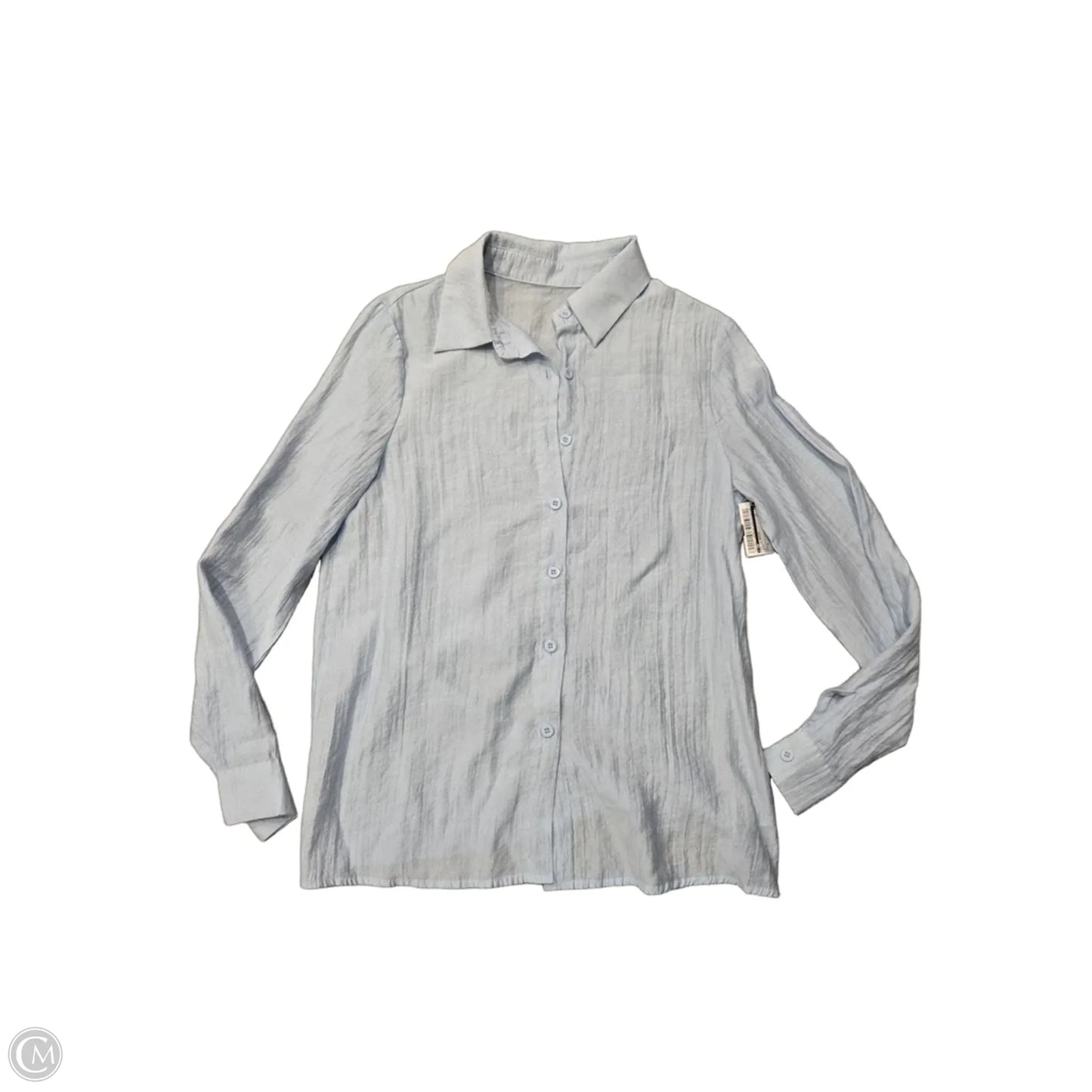 Top Long Sleeve Basic By Cmf In Blue, Size: S