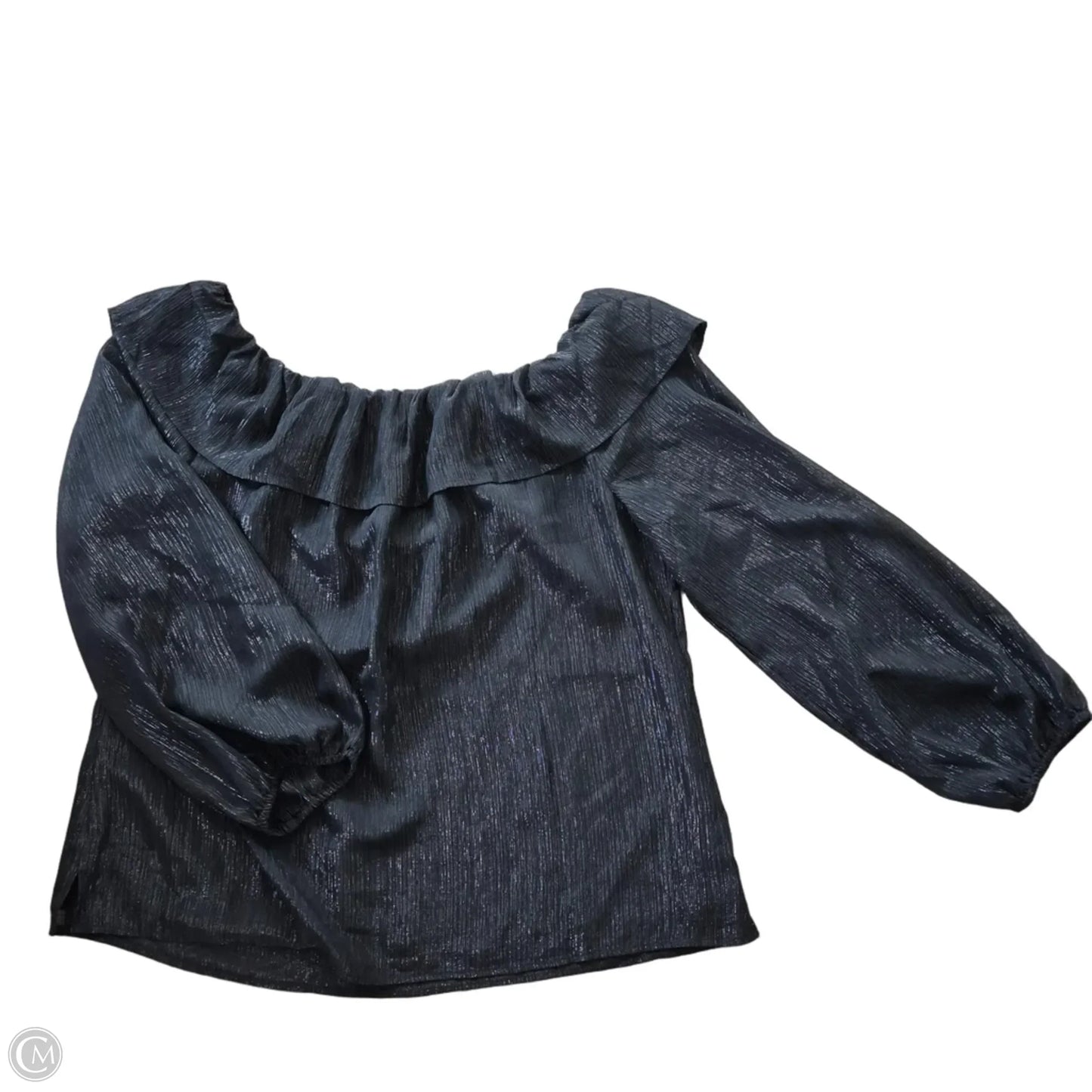 Top Long Sleeve By White House Black Market In Black, Size: Xl