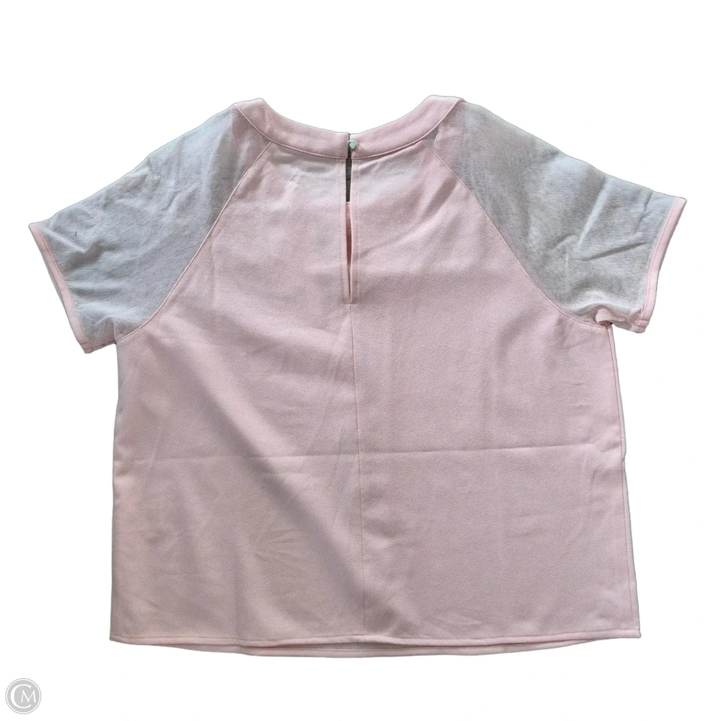 Top Short Sleeve By Cmf In Pink, Size: L