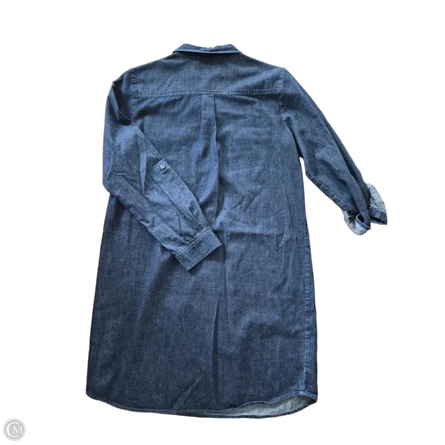Dress Casual Short By Loft In Blue Denim, Size: Mp