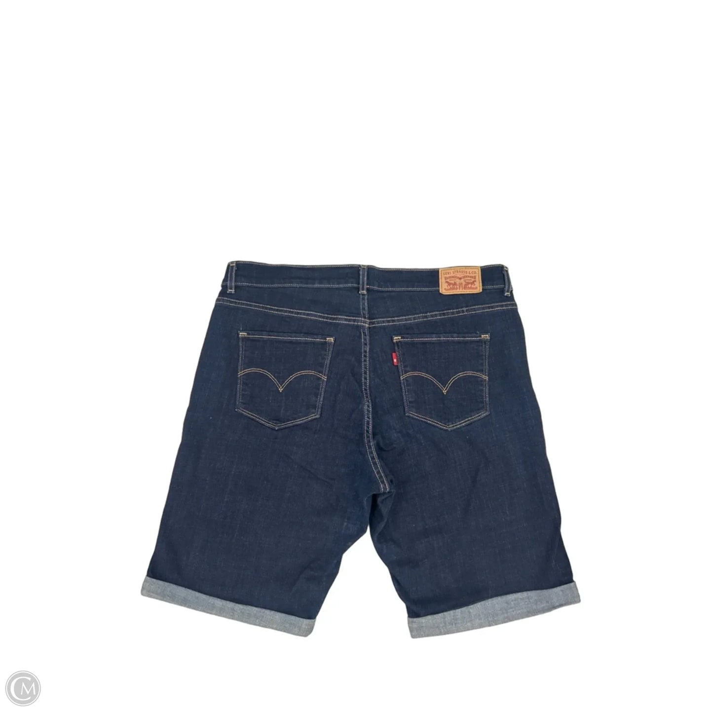 Shorts By Levis In Blue Denim, Size: 14