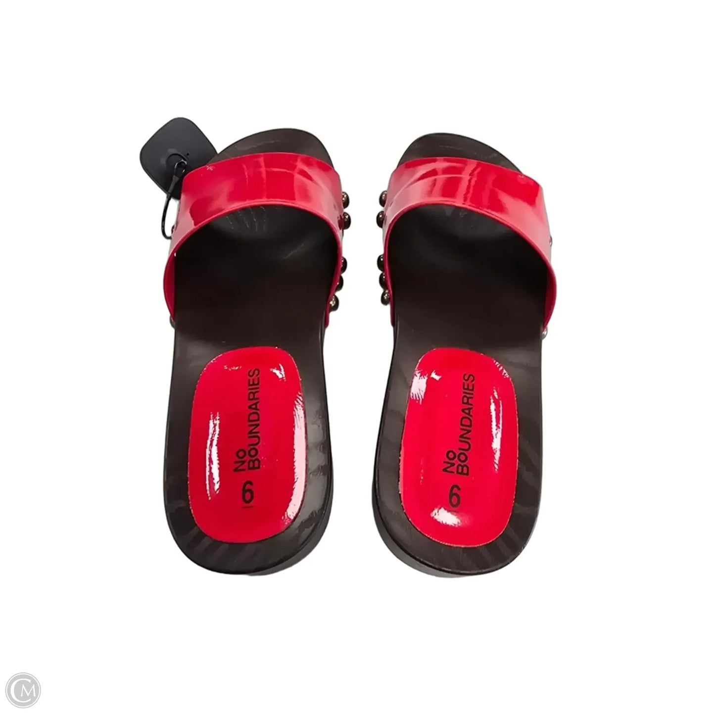 Sandals Flats By No Boundaries In Red, Size: 6