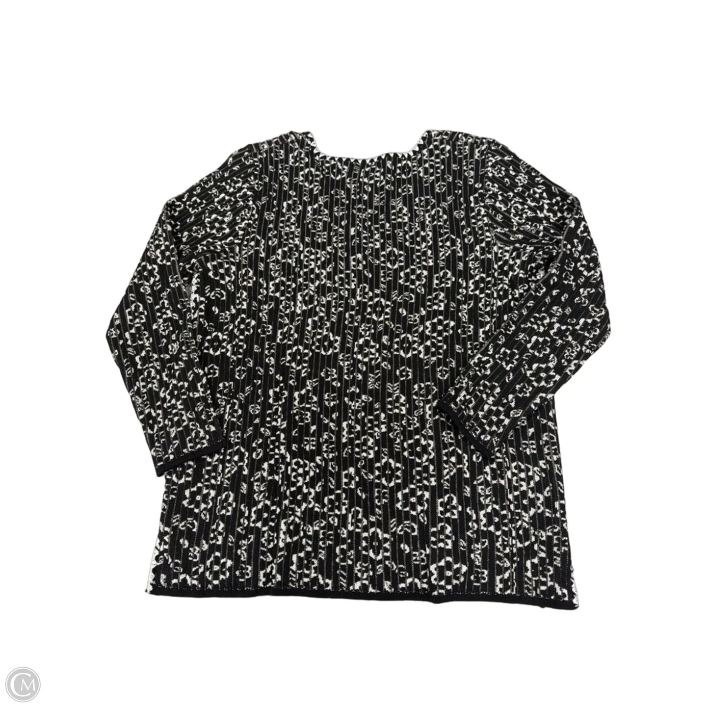 Top Long Sleeve By Cmc In Black, Size: S