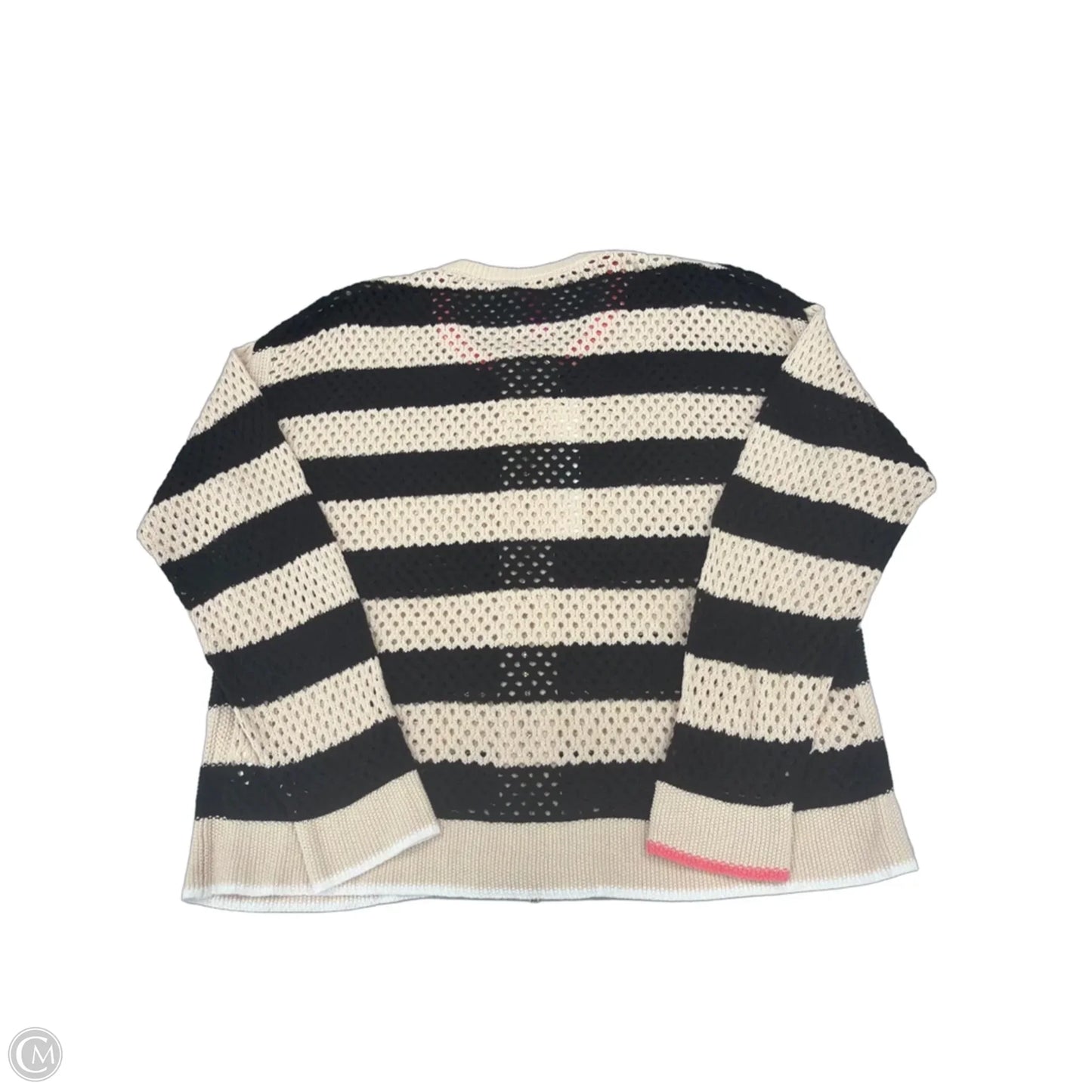 Sweater By Cmc In Black & Tan, Size: L