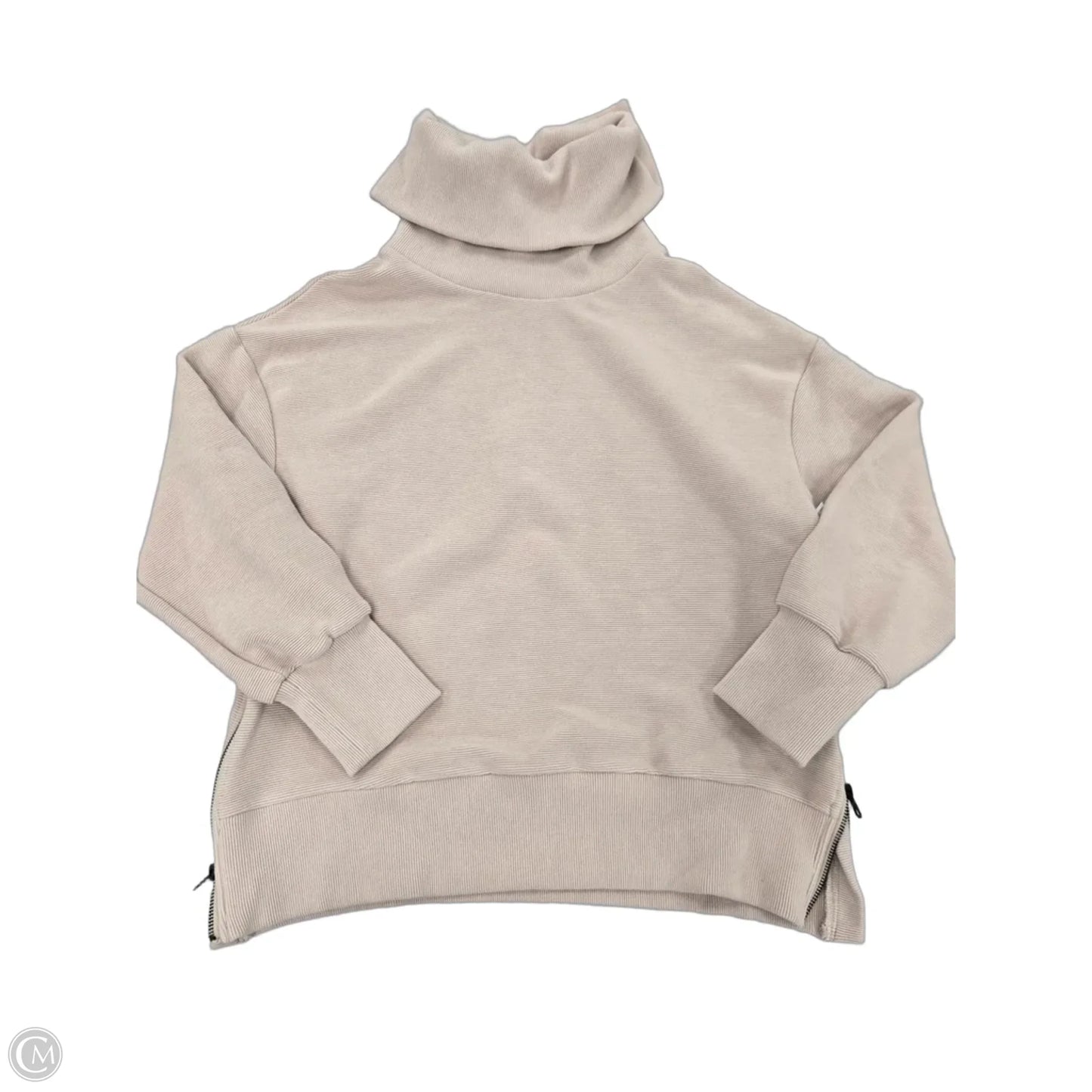 Top Long Sleeve By Truth In Tan, Size: M