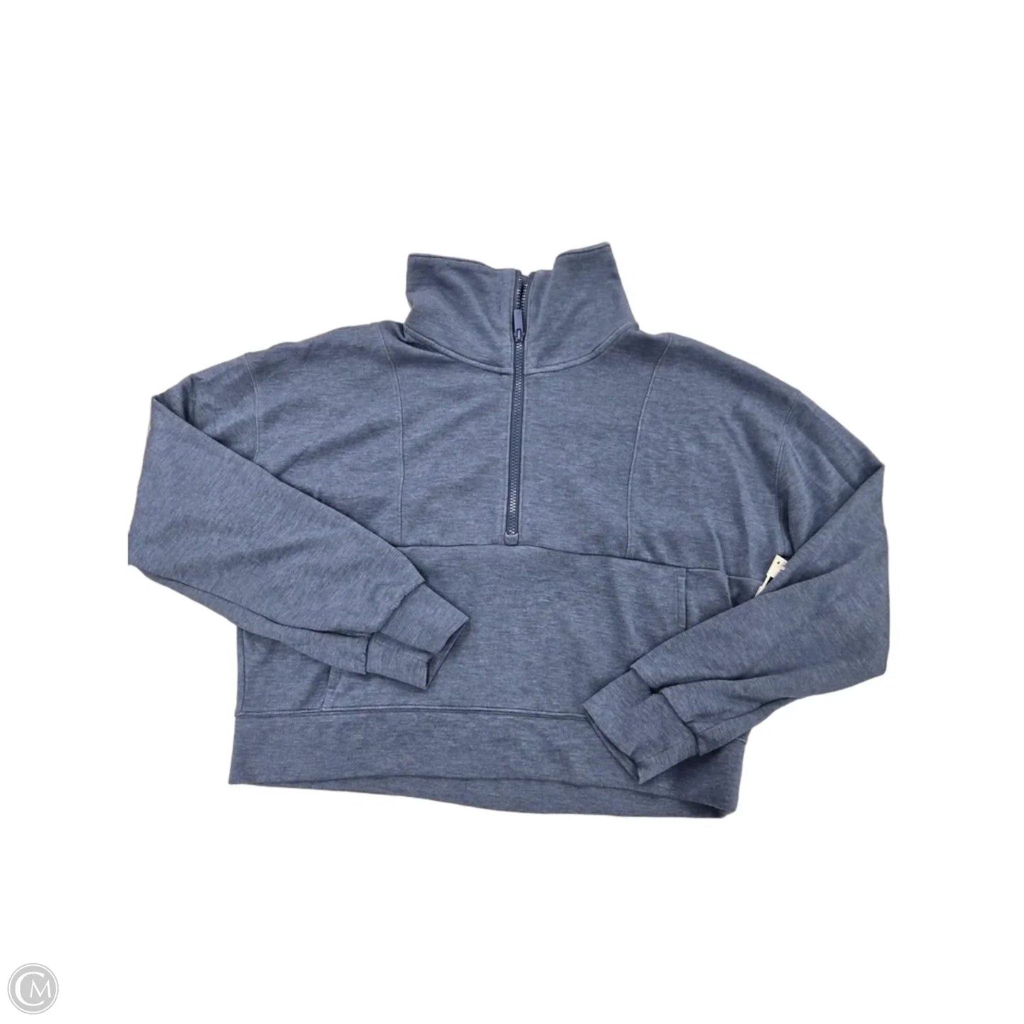 Top Long Sleeve By Cme In Blue, Size: M