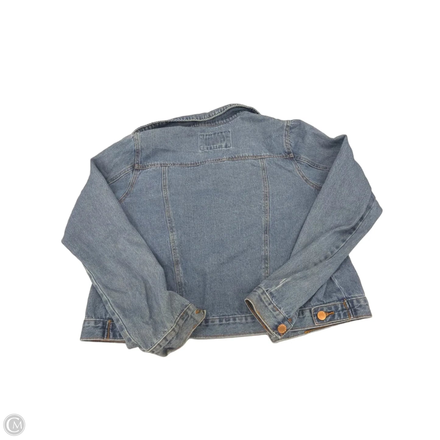 Jacket Denim By Forever 21 In Blue Denim, Size: M