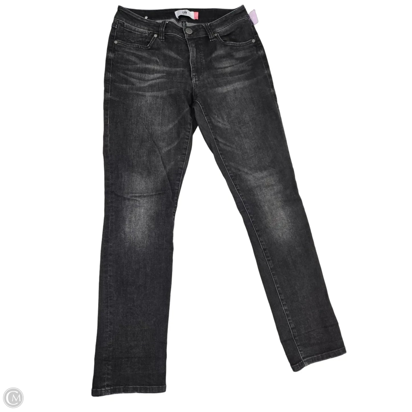 Jeans Straight By Cabi In Black, Size: 4