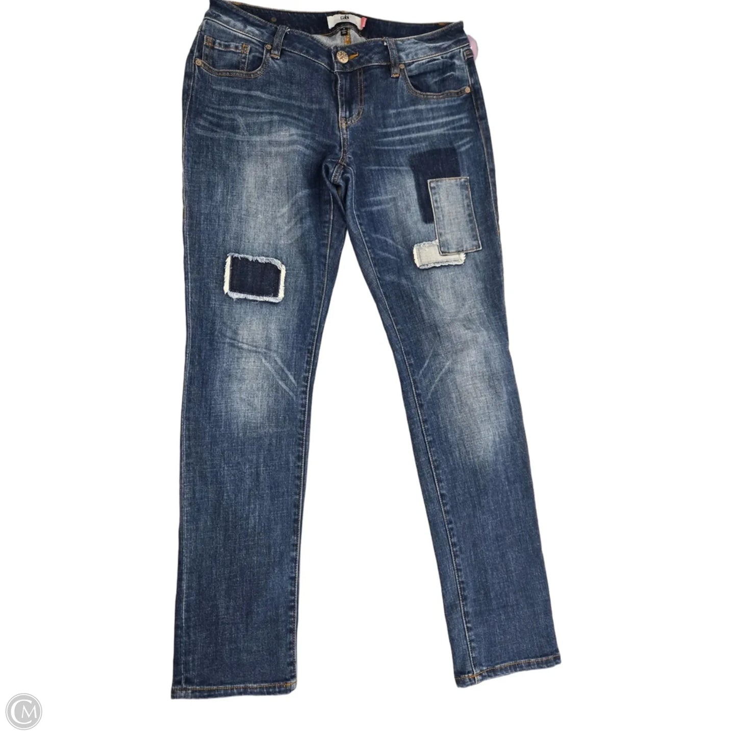 Jeans Boyfriend By Cabi In Blue Denim, Size: 4