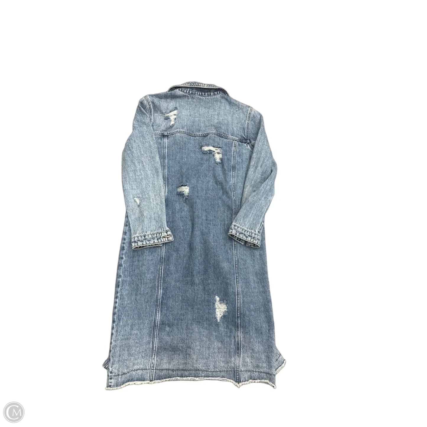 Dress Casual Maxi By Tribal In Blue Denim, Size: Sp