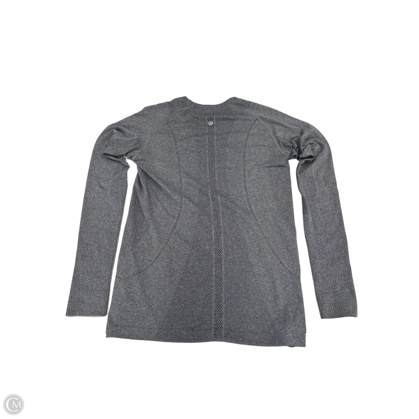 Top Long Sleeve By Lululemon In Grey, Size: 10