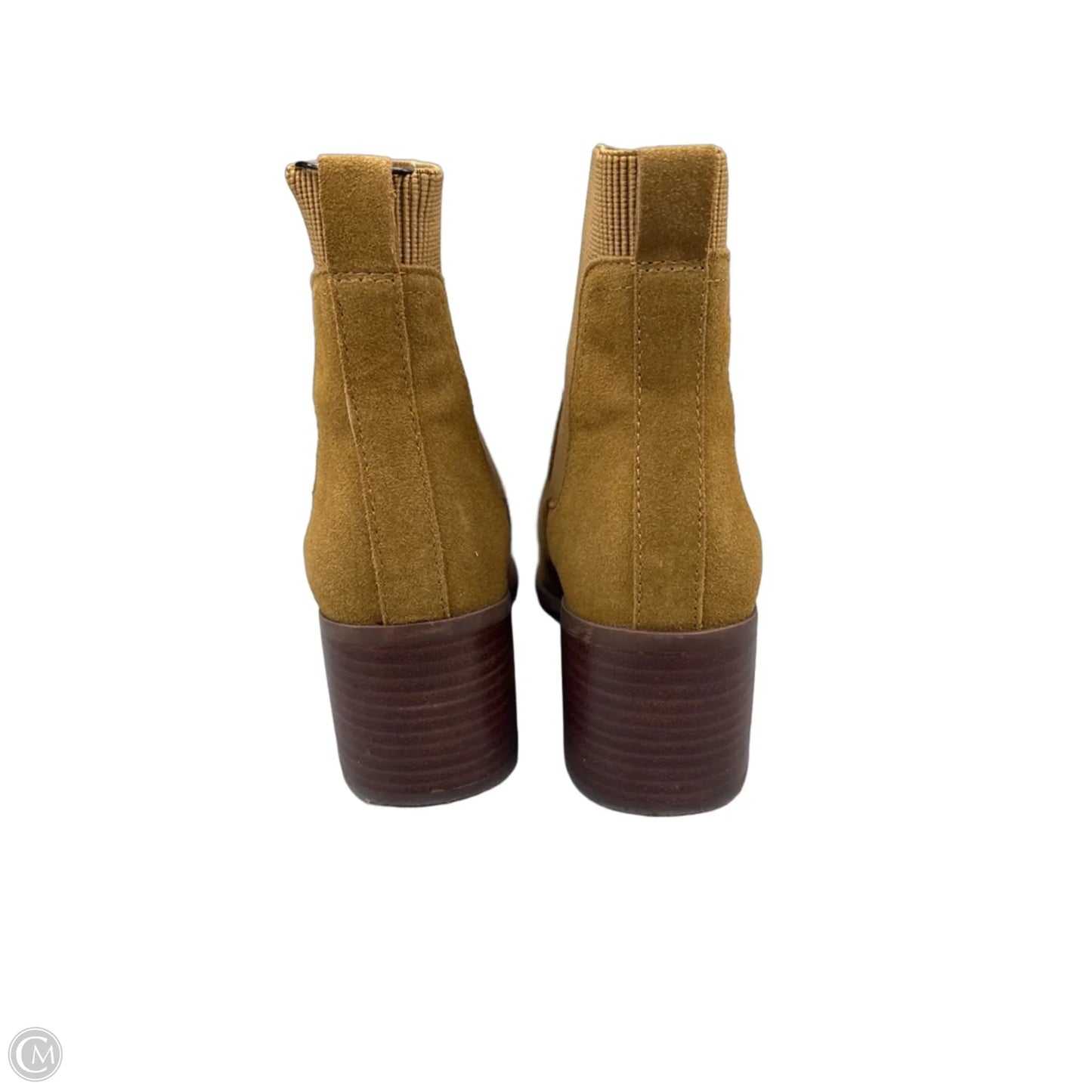 Boots Ankle Heels By Chelsea And Violet In Brown, Size: 7.5