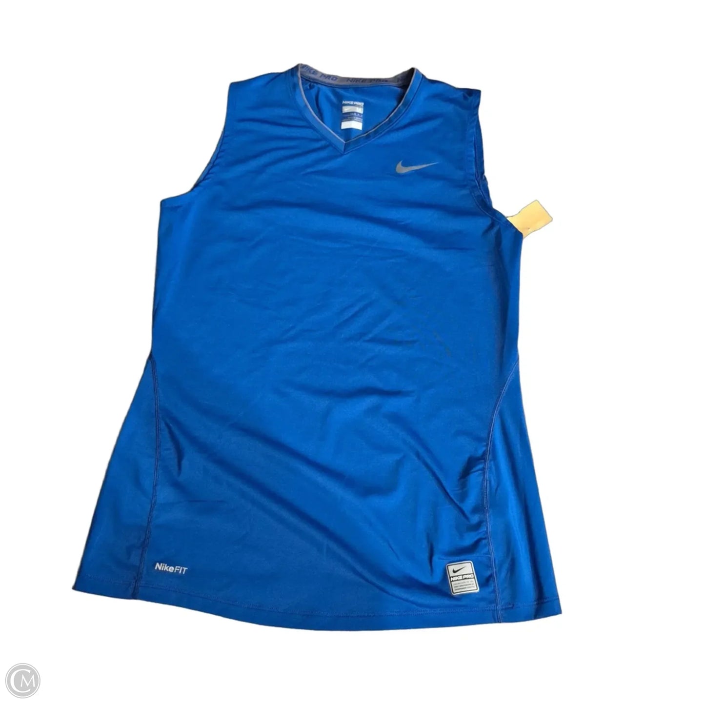 Athletic Tank Top By Nike In Blue, Size: M