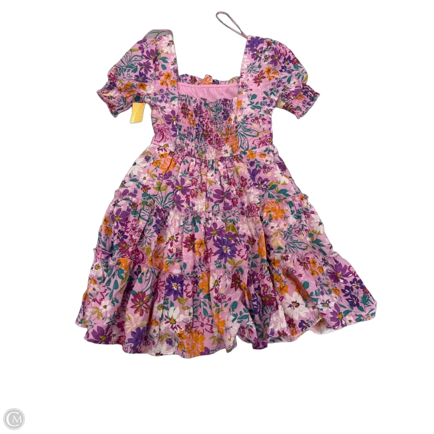 Dress Casual Short By Blu Pepper In Floral Print, Size: S