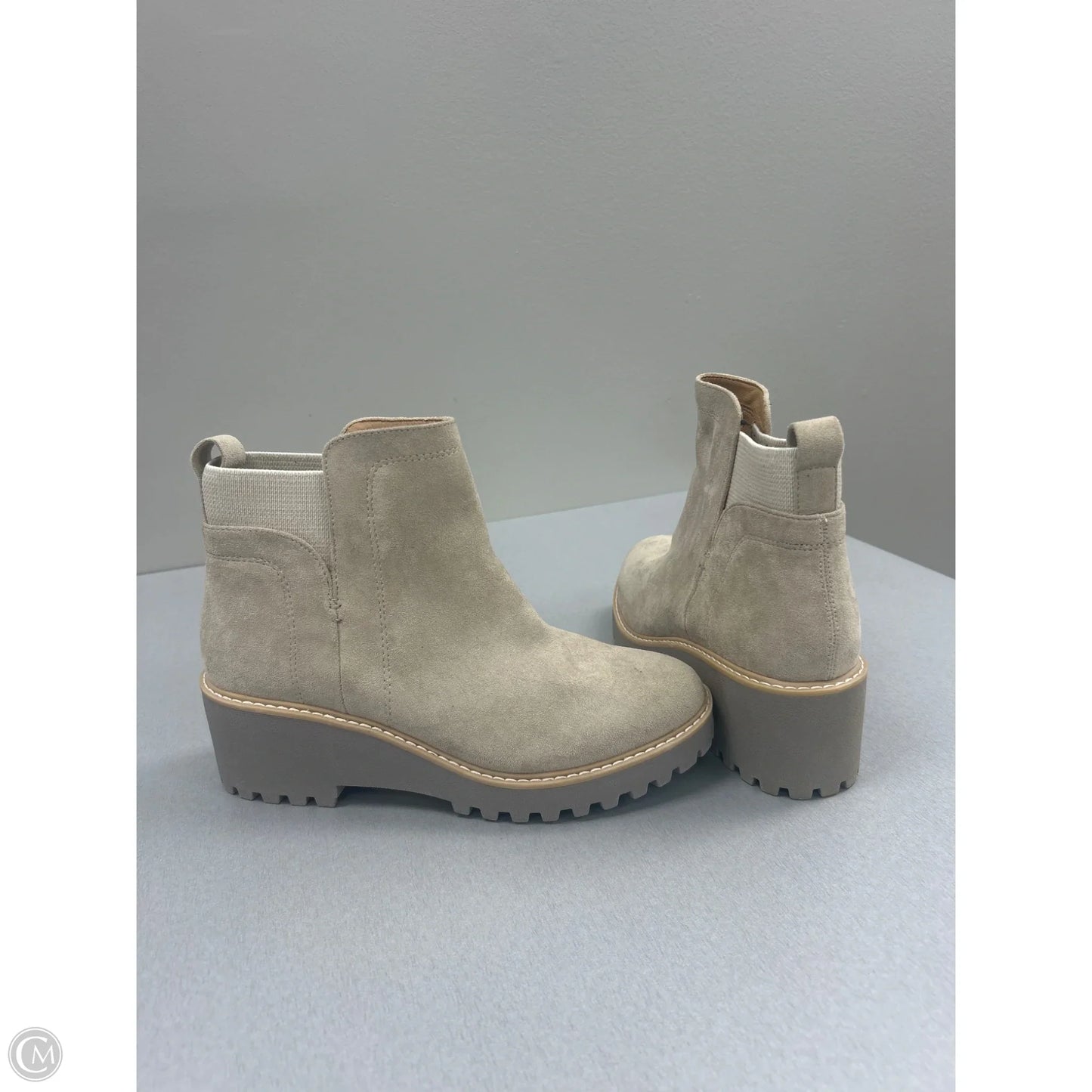 Boots Ankle Heels By Dolce Vita In Beige, Size: 9