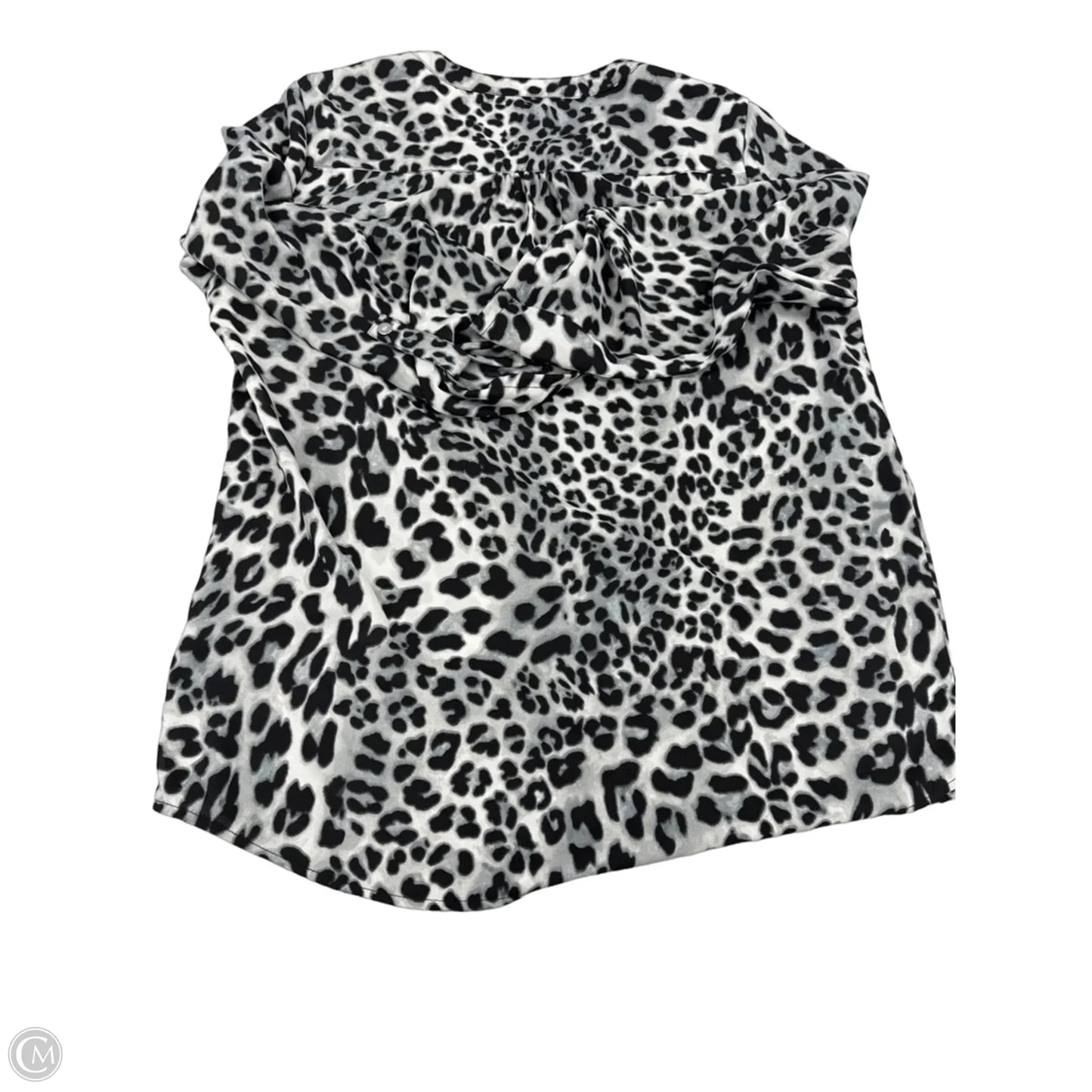 Top Long Sleeve By Anne Klein In Animal Print, Size: M