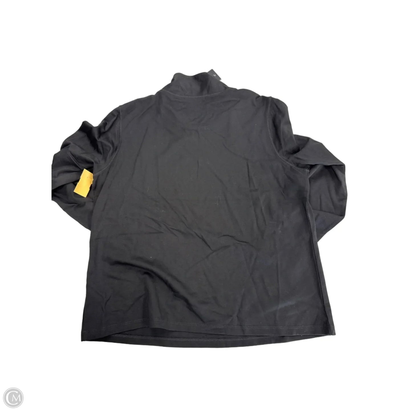 Top Long Sleeve By Cmc In Black, Size: M