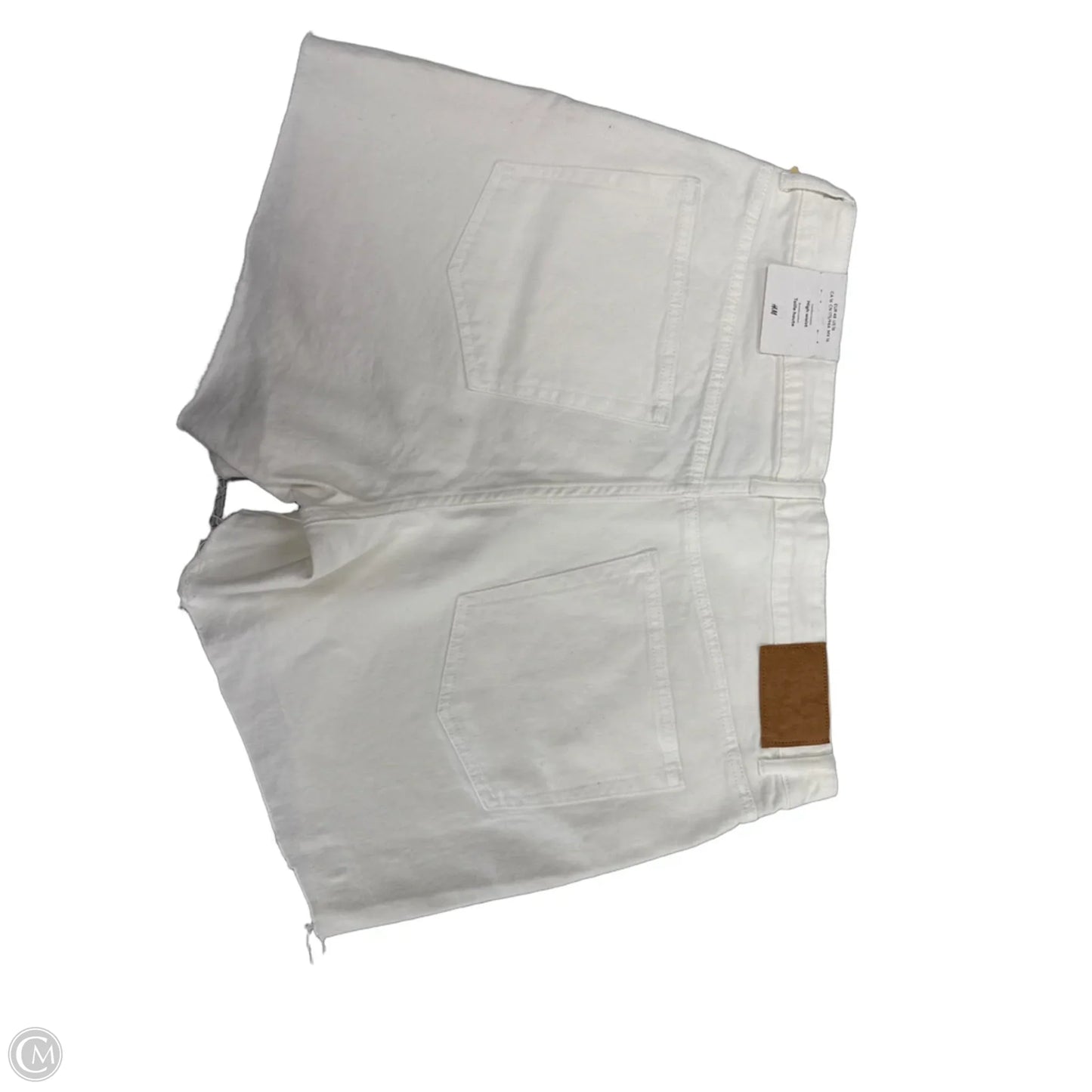 Shorts By H&m In White Denim, Size: 16