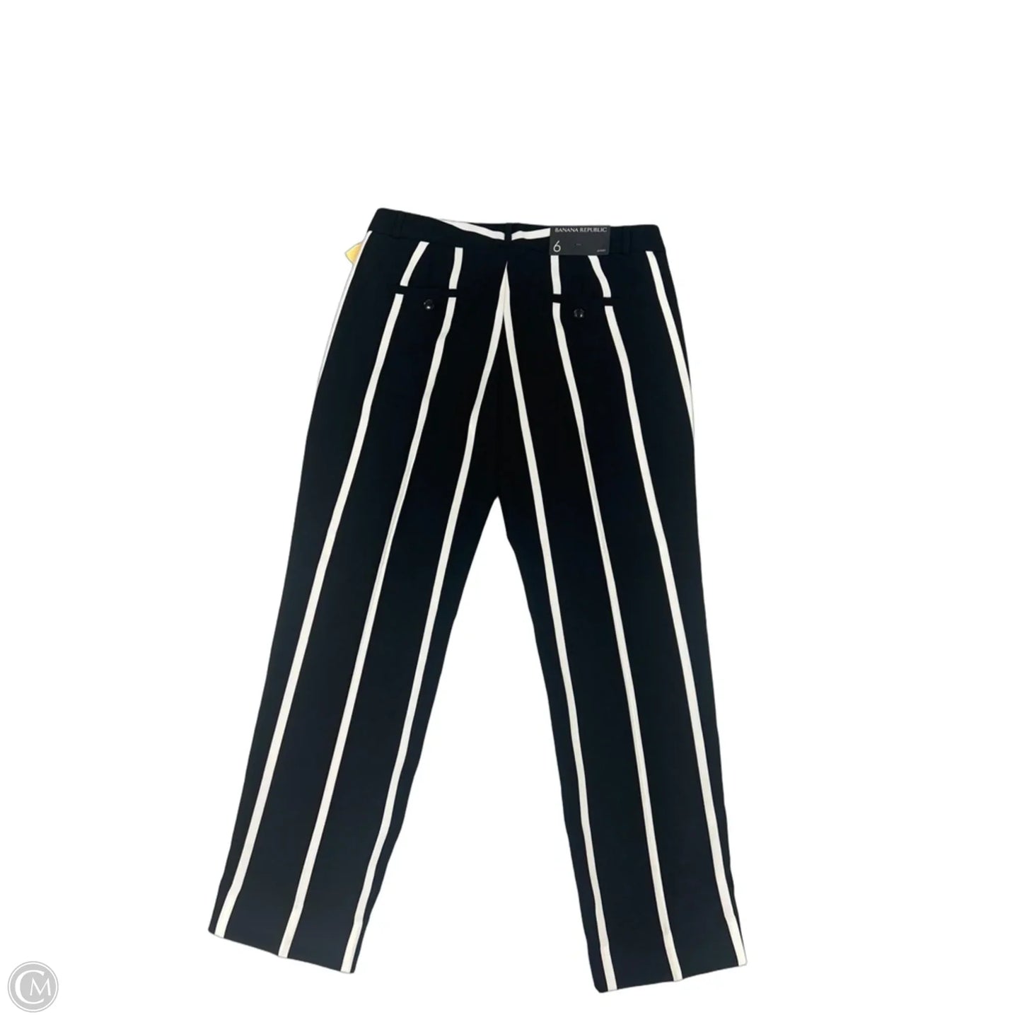 Pants Dress By Banana Republic In Black & White, Size: 6