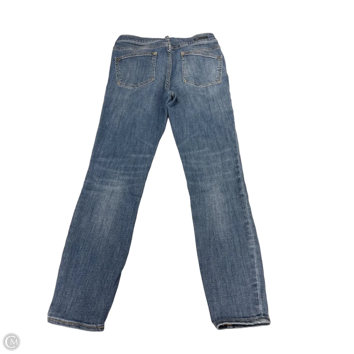 Jeans Skinny By Pilcro In Blue Red & White, Size: 8