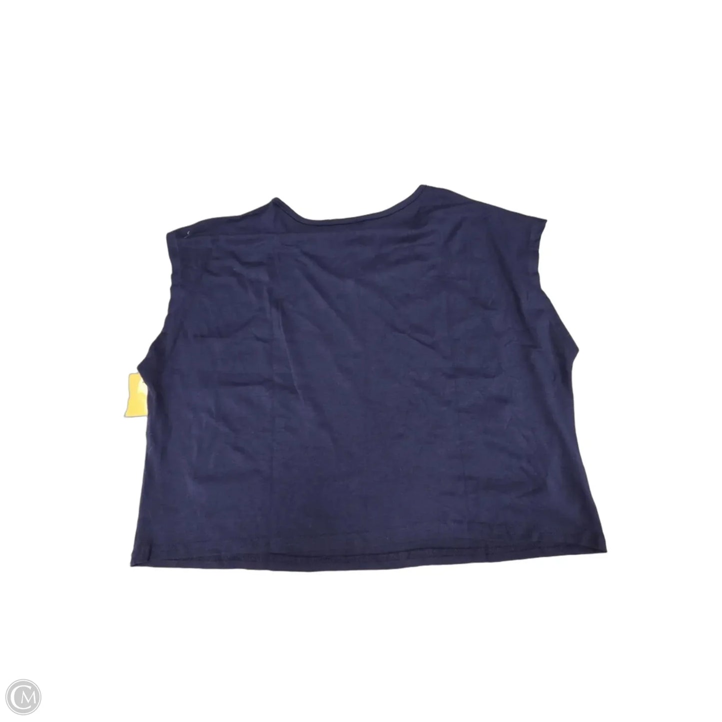 Top Sleeveless By Cmf In Navy, Size: Xl