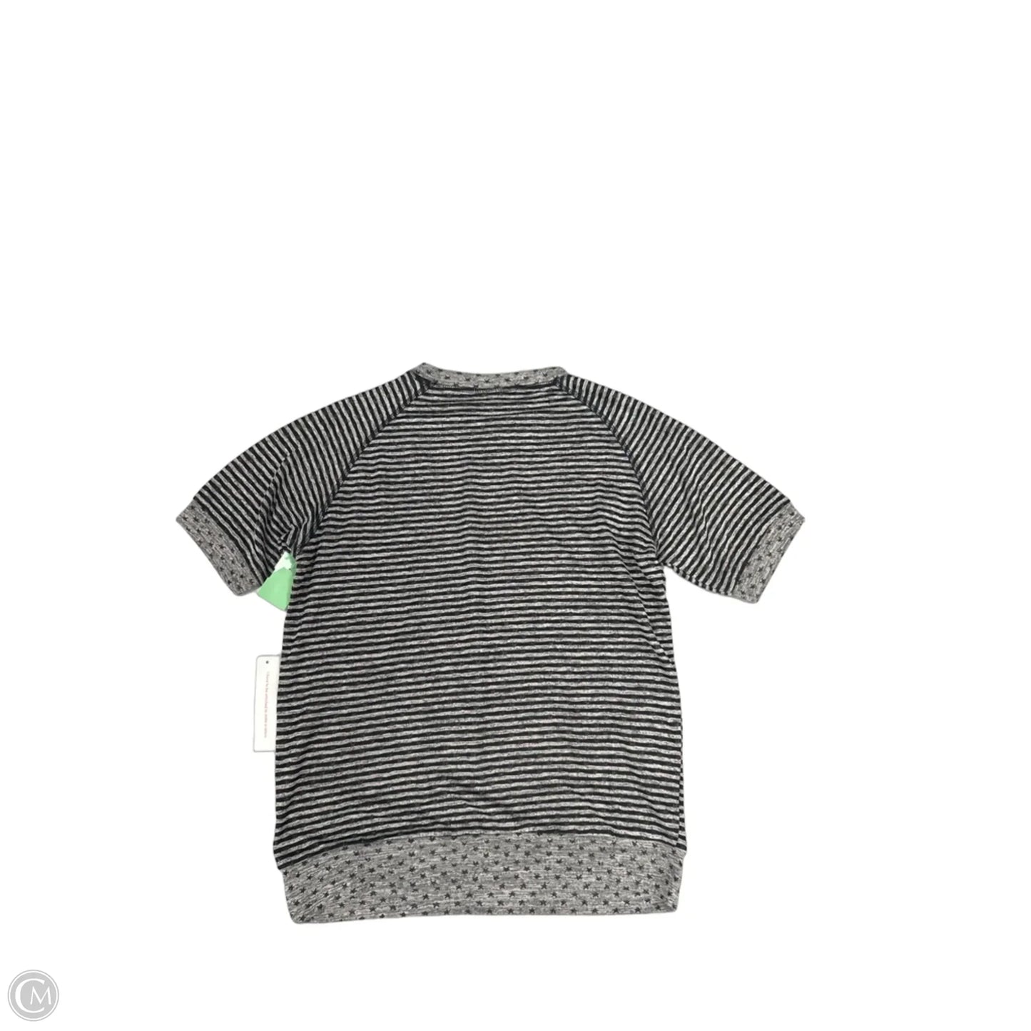 Top Short Sleeve By Cme In Grey, Size: S