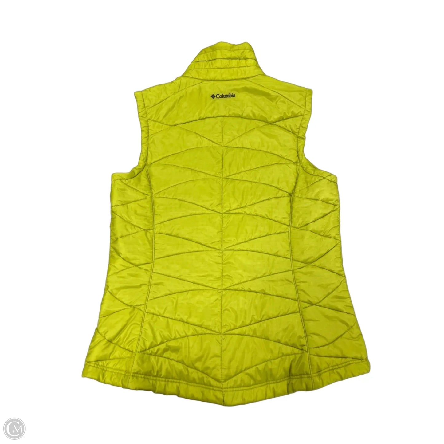 Vest Puffer & Quilted By Columbia In Yellow, Size: M