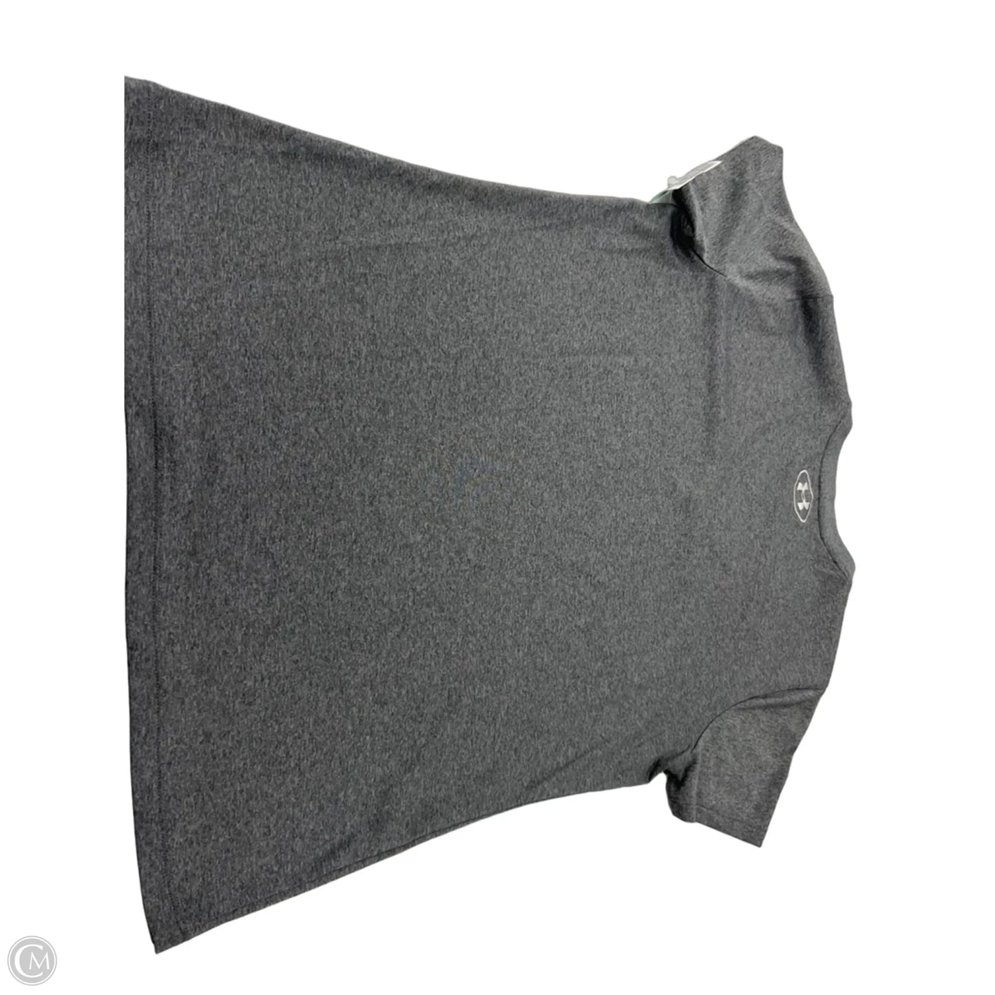 Top Long Sleeve By Under Armour In Grey, Size: M