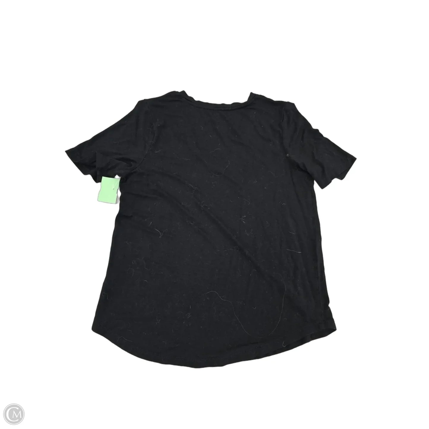 Top Short Sleeve By A New Day In Black, Size: S
