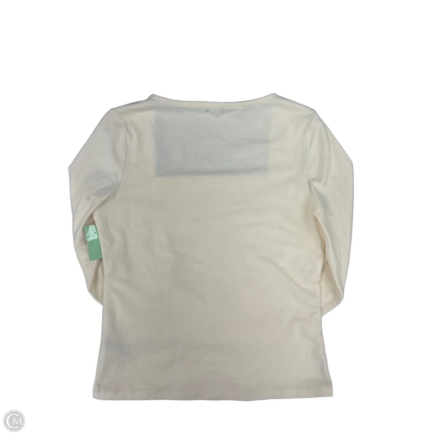 Top Long Sleeve By Express In Cream, Size: Xs