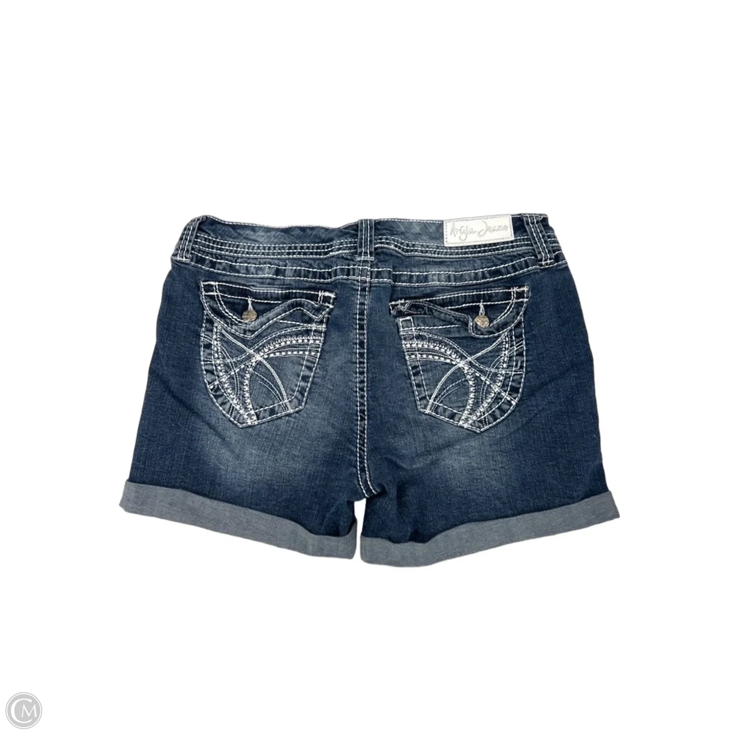 Shorts By Cme In Blue Denim, Size: 16