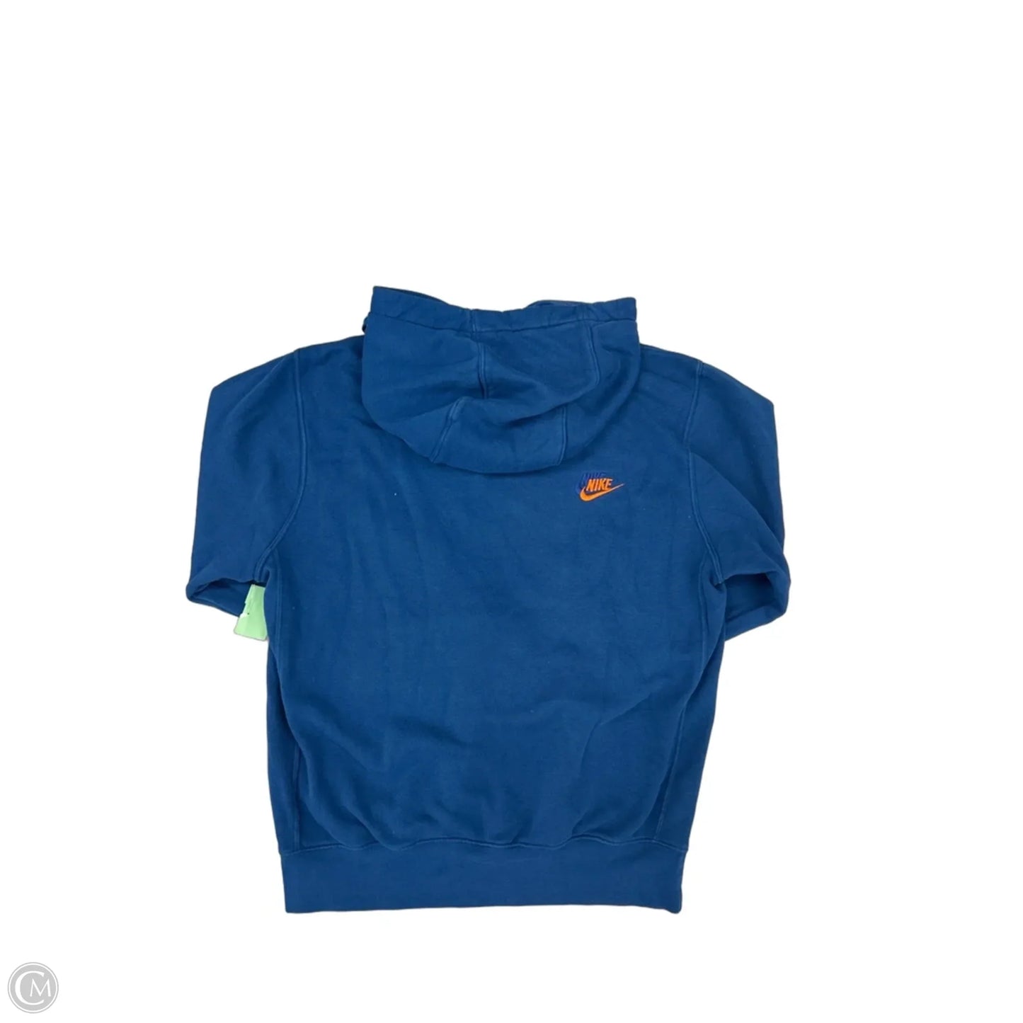 Sweatshirt Hoodie By Nike In Blue, Size: S