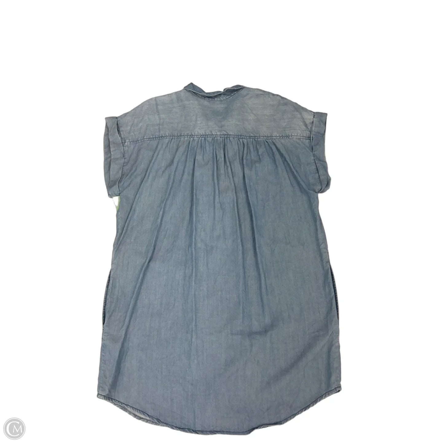 Dress Casual Short By Cme In Blue Denim, Size: Xl