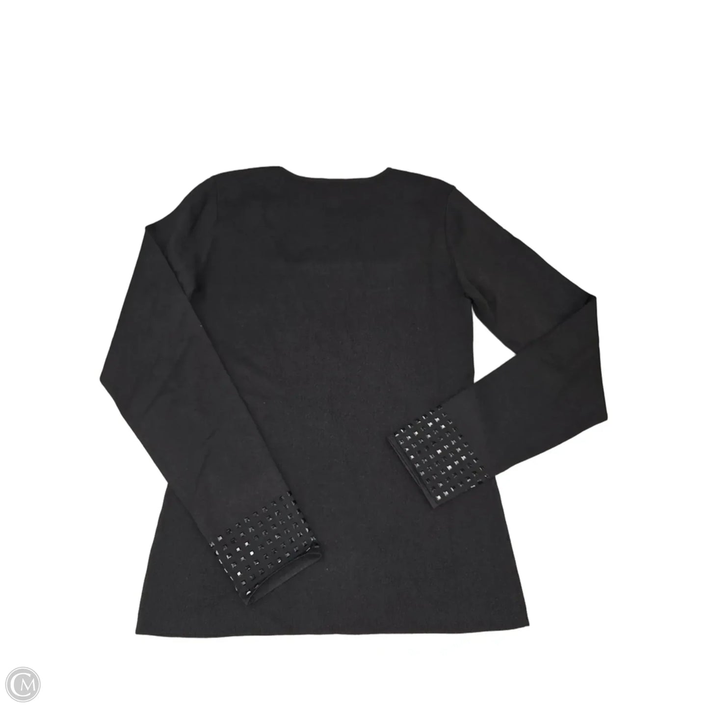 Top Long Sleeve By White House Black Market In Black, Size: M