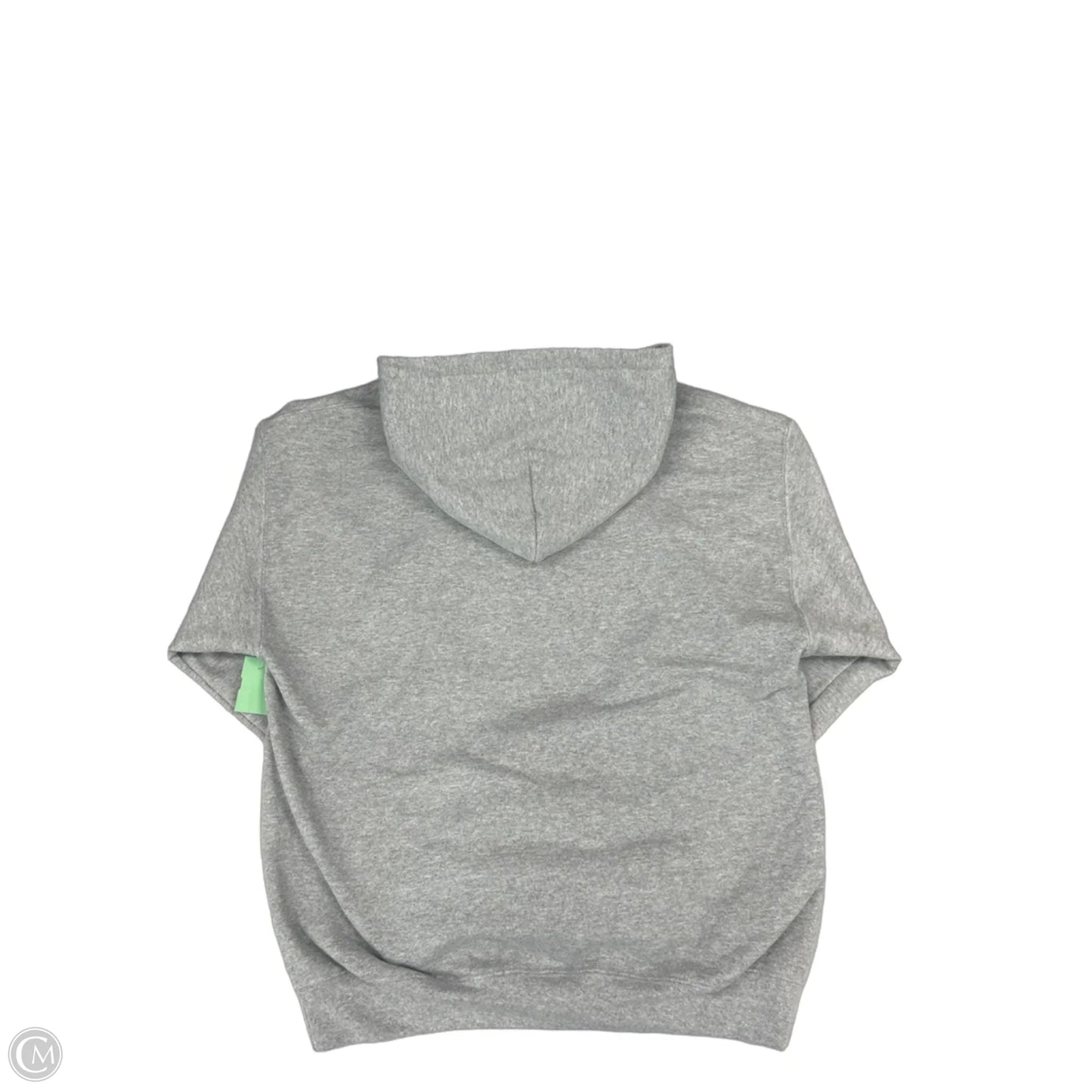 Sweatshirt Hoodie By Gildan In Grey, Size: L