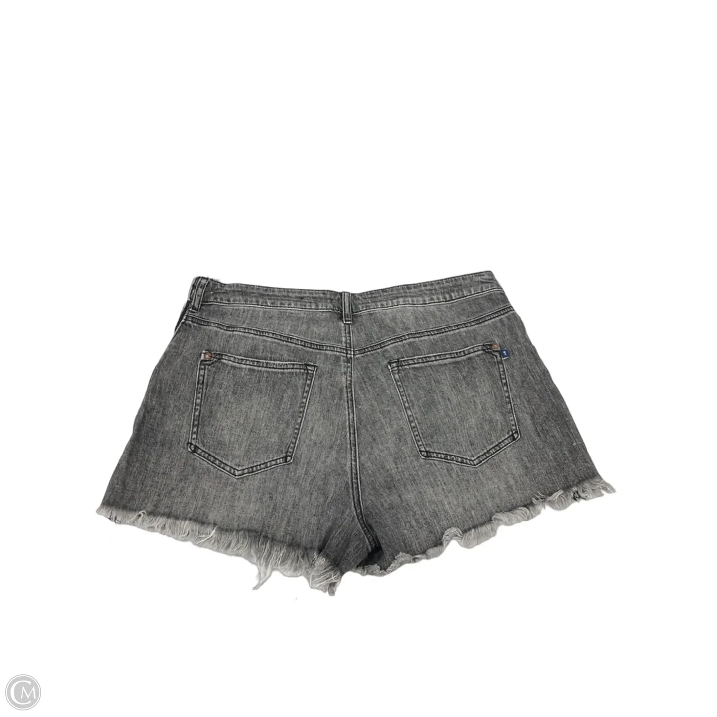 Skort By Pilcro In Black Denim, Size: 12