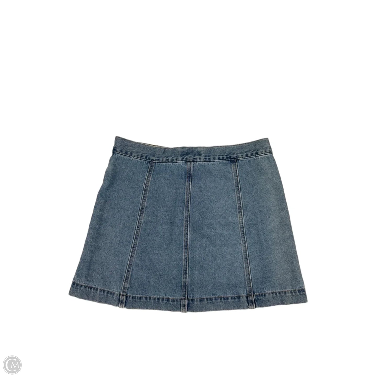 Skirt Mini & Short By Forever 21 In Blue Denim, Size: 4