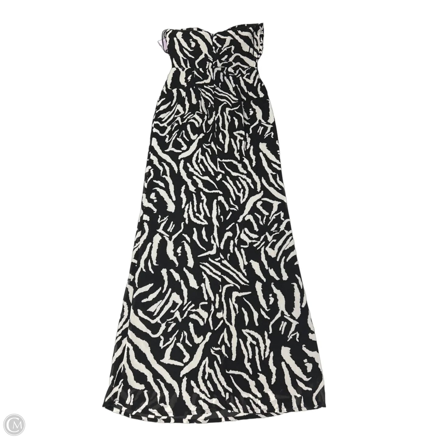 Dress Casual Midi By Cmf In Zebra Print, Size: Xs